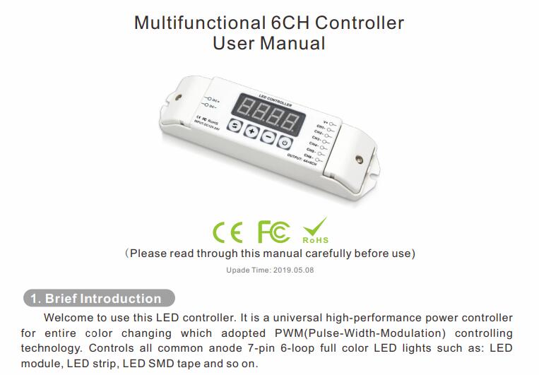 Bincolor_BC_356_RGB_CCT_WIFI_Controller_Multichannel_Controller_6CH_Dimmer_2