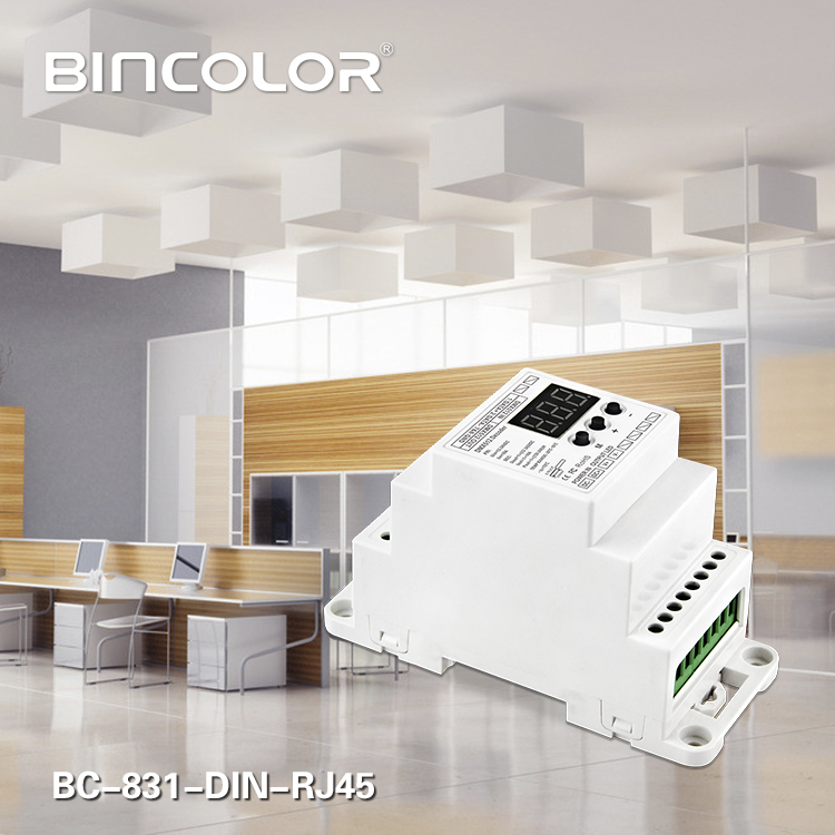 Bincolor_Controller_BC_831_DIN_RJ45_8