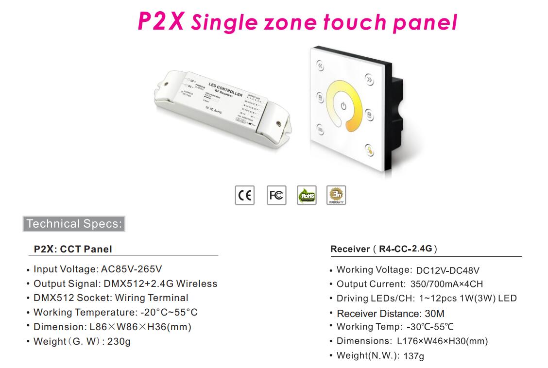 Bincolor_Controller_P2X_R4_CC_2.4G_3