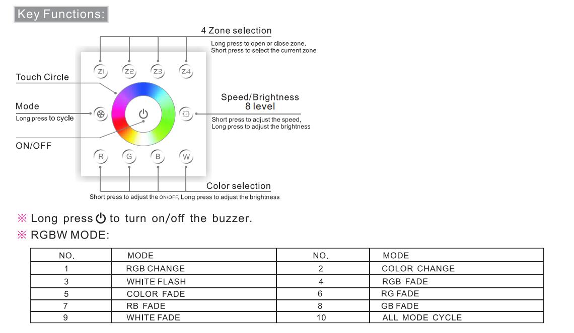 5Bincolor_Controller_P8X_R4_2.4G_