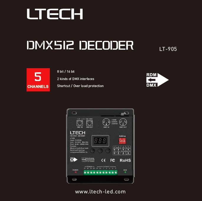 LTECH_DMX_Controller_LT_905_1