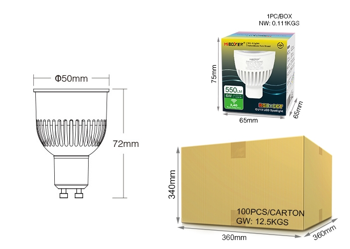 MiLight_FUT106_RGB_CCT_LED_6W_GU10_Spotlight_2