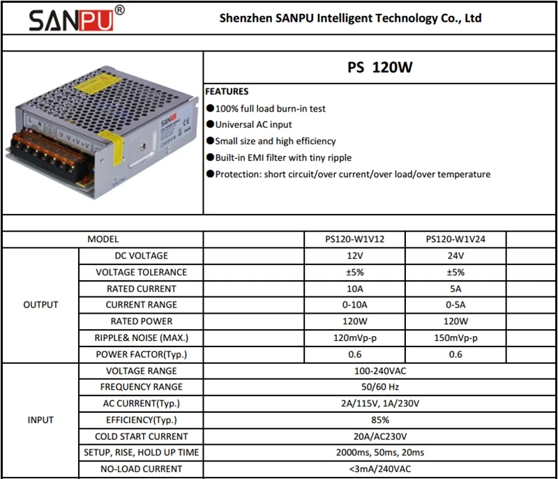 SANPU_PS120_W1V12_12V_120W_10A_1