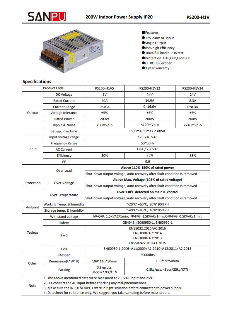 SANPU_PS200_H1V12_12V_200W_16A_1