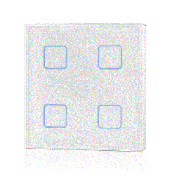 Skydance TS4-D 24VDC 4 button Wall Mounted Touch DALI Panel LED Controller