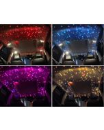 12W Twinkle Fiber Optic Lights Car Roof Starry Sky Ceiling Light Smartphone Bluetooth APP Music Control Lighting Gear