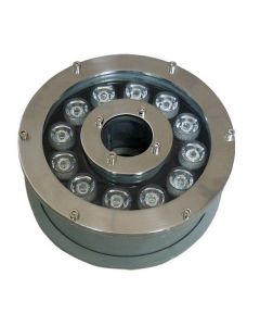 12W High Power Submersible LED Fountain Light Ring W/R/G/B/RGB