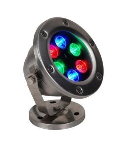 6W LED Underwater Light Waterproof IP68 Fountain Pool Pond Spotlight