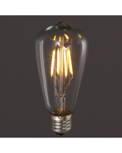 4W 6W 8W E27 LED Filament Bulb Warm White Classical Vintage Light 2pcs
