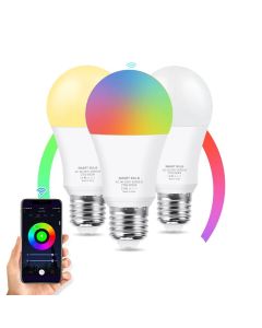 Tuya Wifi E27 Led Lamp RGB CW WW Led Light Bulb Alexa Smart Bulb Compatible With Google Assistant For Smart Life Decoration
