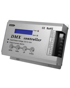 DMX301 Low Voltage DMX With LCD Display 12V 24V Leynew LED Controller