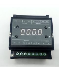 DMX302 DMX Triac Dimmer AC 90-240V 3 Channels Leynew LED Controller