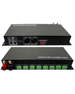 24 Channel DMX Decoder Leynew LED Controller LN-DMXTCON-24CH-LV
