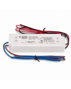 Mean Well LPV-35-36 SMPS 36V DC 0-1A 36W IP67 Switching Power Supply