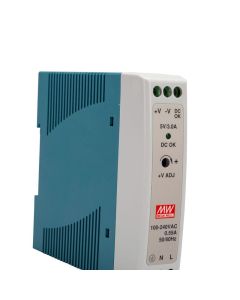 Mean Well MDR-20-5 15W Industrial DIN Rail Power Supply