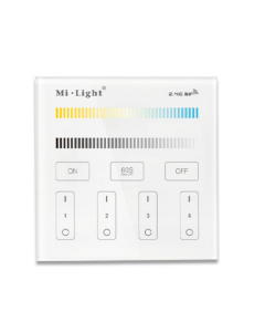 Mi.Light B2 4-Zone CCT Adjustable Touch Panel Remote Controller