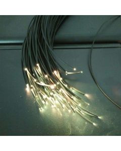 350M 2mm Diameter PMMA Plastic Optic End Glow Fiber Cable With Black Jacket