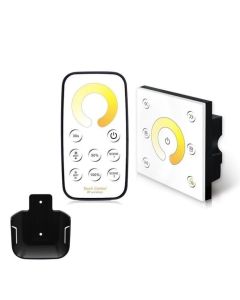 Bincolor P2+T2 12V-24V 4CH CCT Panel Wireless Remote CT Led Controller