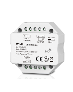 V1-H Led Controller Skydance Lighting Control System 1CH 12-48V CV Dimming Controller Push Dim