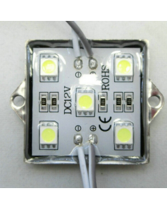 Waterproof SMD 5050 DC12 5 LEDs LED Tetragonal Shell Module 20pcs