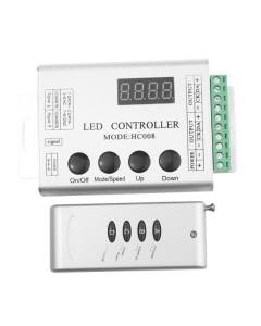 WS2811 2801 12V 24V RGB LED Remote Controller HC008 For Pixel Strip